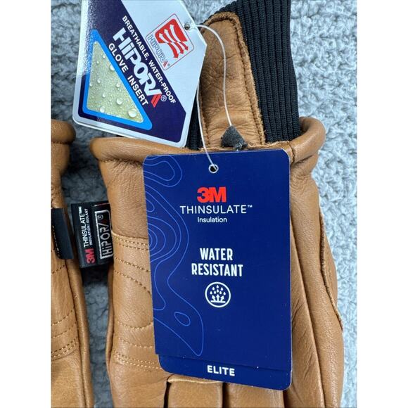 Wells Lamont‎ Hydra Hyde Waterproof Cowhide Leather Gloves Men's Size Large NWT - Picture 5 of 6